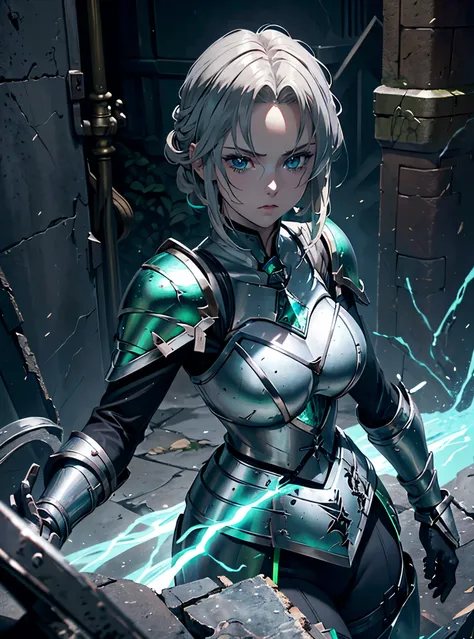 (DARK FANTASY COLORING, DARK COLOR PALETTE, SORROW LIGHTING, 8K DETAIL QUALITY))
((masterpiece, best quality, uhd, detailed, detailed eyes)), (1girl, anime girl in the abandoned city),(mature), (solo, upper body, half body, portraits), (female focus, blue ...