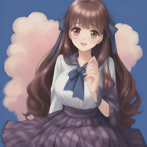 (highest quality, masterpiece: 1.6), (A (too beautiful graceful date-anime heroine) is seated calmly on a expensive bed and laughing at me with their pretty open mouth and lovely lips, can't stop giggling, (Too Beautiful 15yo beautiful anime noble heroine)...