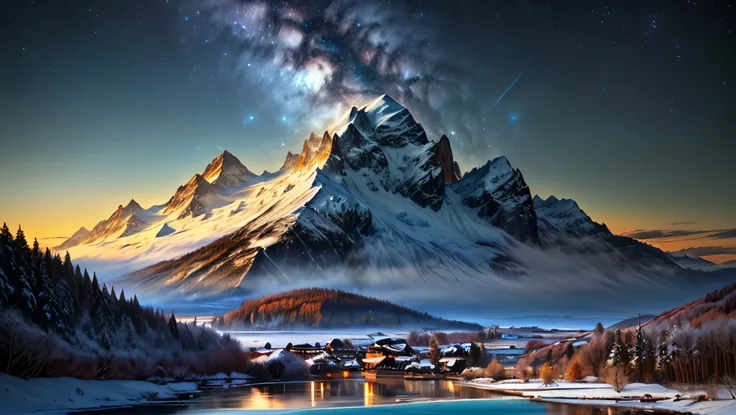 View of a mountain with a lake in the foreground , SwitzerlandThe Alps, Beautiful Mountain background , in the SwitzerlandThe Alps, Beautiful Mountain々, The Alps, Breathtaking Mountains々, Breathtaking Scenery , Mountains and Lakes, Magnificent and ast...