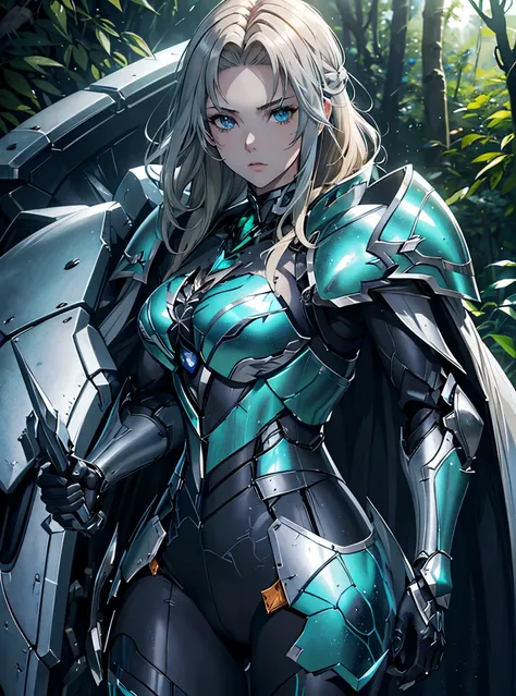 (DARK FANTASY COLORING, DARK COLOR PALETTE, SORROW LIGHTING, 8K DETAIL QUALITY))
((masterpiece, best quality, uhd, detailed, detailed eyes)), (1girl, anime girl in the forest, misty),(mature), (solo, upper body, half body, portraits), (female focus, blue e...