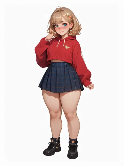 Improve sexy image cute aesthetic girl best quality embarrassed face big thighs