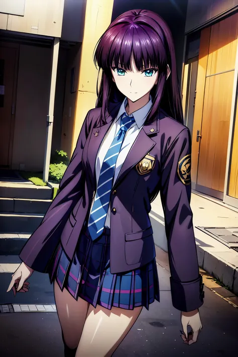 赤 purple hair, green eyes, eyes like jewels, Ultra High Resolution, ((( green eyes))),赤 purple hair, beautifulアニメ高校の女の子,(Masterpiece:1.2, 最 high quality ), ( is present, photo is present:1.4), beautifulイラスト, ( natural light , Movie Screenplay ), nsfw, ...