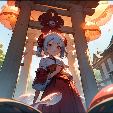 loli, lolish, jellyfish shrine maiden 8k