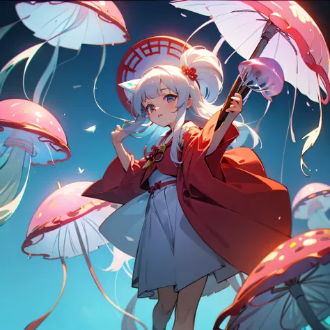 loli, lolish, jellyfish shrine maiden 8k