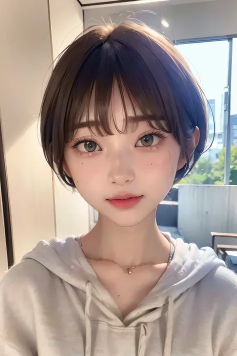 ( top quality:1.3)、( greatest masterpiece in history:1.4)、Original photo、8k、(( best image quality ))、 (( high resolution))、 Beautiful Faces in Every Detail、 realistic human skin、( cute natural anime face)、( one woman:1.3)、 realistic、 photorealistic 、( bob ...