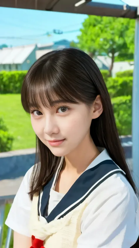 masterpiece、 top quality of talks、 Train illustration 、 Super Detail、 in detail、 high resolution、 8k wallpaper、 perfect dynamic composition、 beautiful, beautiful, girl、 mature middle school student 、 Korean Idol、 beautiful Face with Attenti...