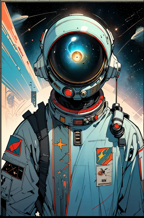 (((masterpiece,best quality))),32K Wallpaper,((( Highly Detailed Poster ))),retro vintage,sci-fi,(((space thriller cinematic movie poster))),(((Bauhaus))),(((mid-century modern))),(((propaganda)))