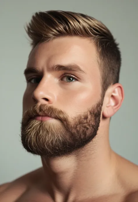 score_9, score_8_up, score_7_up, (mid_shot:1.3),(1 male:1.2), short beard, short hair, dark hair, blond beard