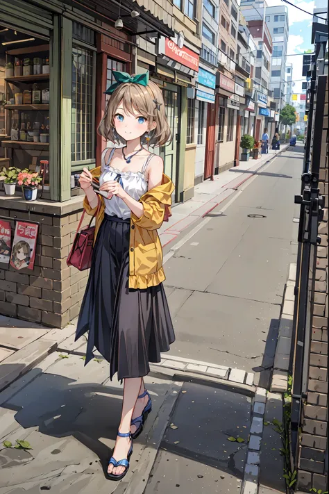 Yo Watanabe, Yu Watanabe,  Hair， shortcuts， messy hair， short braided hair， Neat ， slender beauty ，Dignified posture， small breasts， beautiful feet， her charming grayish blue eyes shine like stars， vibrant colors, beautiful eyes,A delicate smile, textured ...