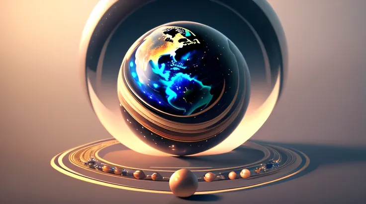 ( extremely detailed CG unity 8k wallpaper),  The most beautiful artwork in the world , Put the Earth in the marbles