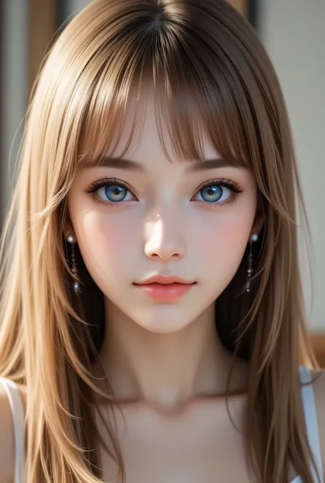 (super cute young face:1.3),
(full body shot:1.5),
(sparkling clear attractive large glowing eyes:1.5), (japanese idol face:1.5),very beautiful cute girl,(baby face:1.4),cheerful happy smile,exquisite smooth and silky long brown straight hair,fair skin,(ha...