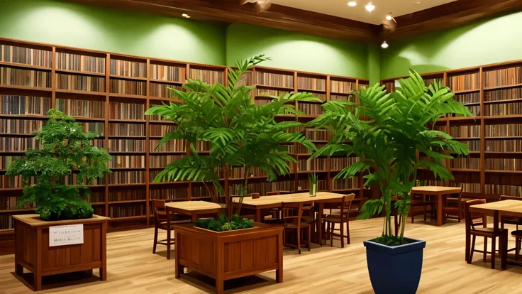  Libraries 　Cafe　Ghibli　Houseplants