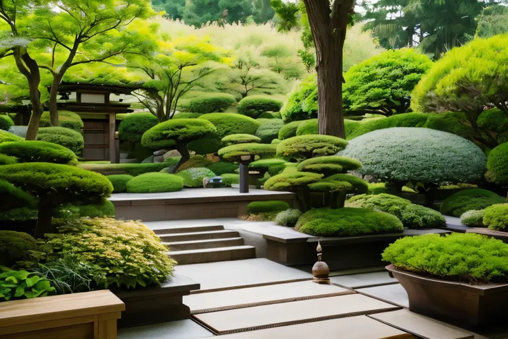  Japanese Garden　Potted plants