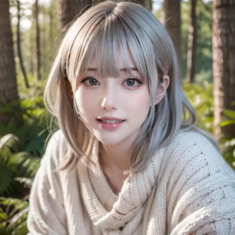  close-up portrait of a Shorthair woman wearing a striped shirt、 Shorthair、hime cut、Beautiful face of a cute girl、Closeup of a dark-haired woman with pretty hairstyle and bangs 、Short hair with bangs、Long silver hair with bangs、White Hime Cut、 Hairstyle、Sm...