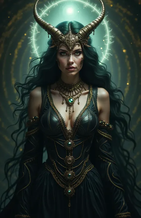 Tarot　Mysterious　 Magician's Card 　One beautiful goddess　 high definition　Goddess of Manipulation 　Goddess of Magic 　Hecate 