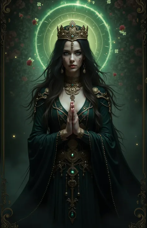 Tarot　Mysterious　 Magician's Card 　One beautiful goddess　 high definition　Goddess of Manipulation 　Goddess of Magic 　Hecate 