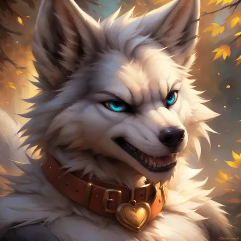 (author：Hioshiro and Kenket and Dimwitdog, Michael &amp; Inessa Garmash, ruanjia, pino daeni, Chunie), uploaded the e621, ((beautiful and ultra-detailed)), lighting cinematic, seductor, (male anthro arctic wolf, fluffy fur, character focus:1.5), body fur, ...