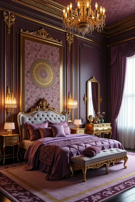 luxury vercase bedroom wallpaper 
