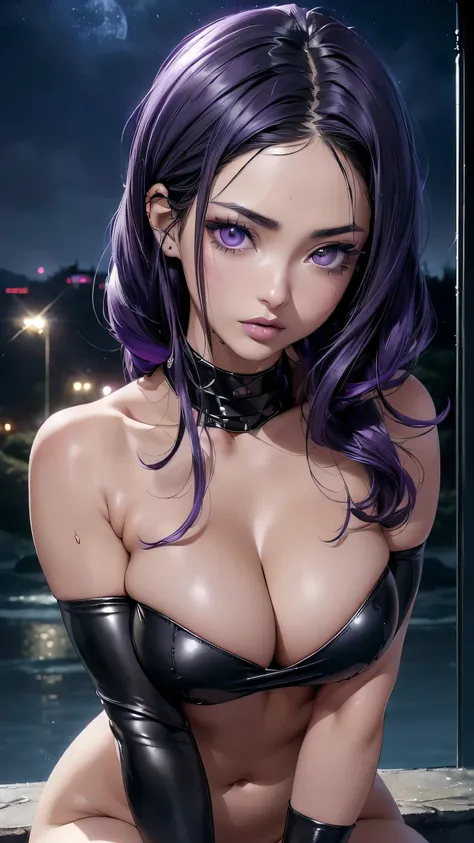 DIGITAL art, HIDDEN LEAF VILLAGE , final fantasy 7 remake 3d cgi, (((Perfect masterpiece, highly detailed, 8K high resolution))),Extremely detailed 8K, Beautiful girl named luna with voluptuous body, (Ultra HD, Ultra-detailed, Highly detailed, Highly reali...