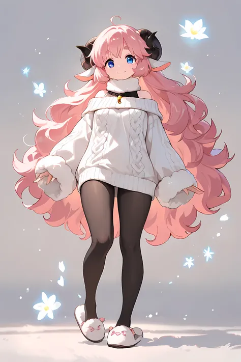 (masterpiece, best quality, extremely detailed, absurdres, very aesthetic), full body:1.5, from front:1.5, (highly detailed background, lighting), (sheep girl\super detailed skin, detailed beautiful face and eyes, Big and soft anime eyes, Thick eyebrows:1....