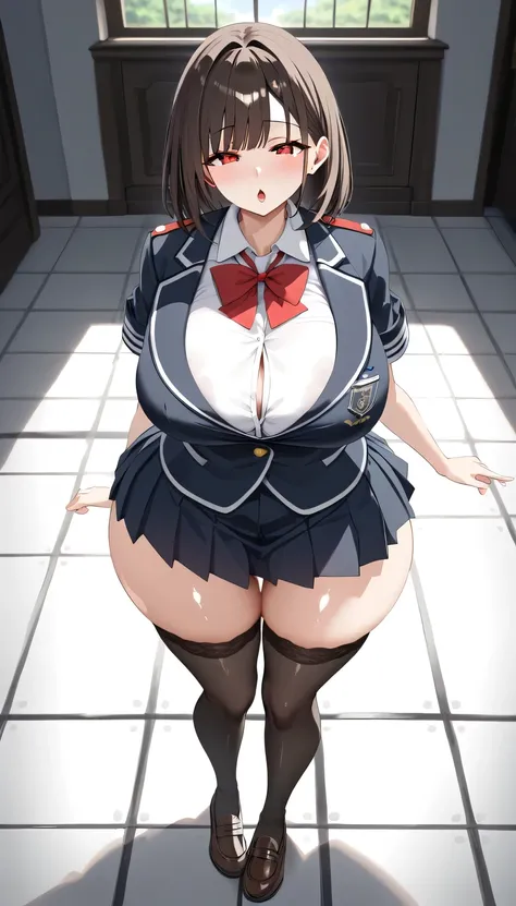 (POV from above), (Best quality: 1.5), (masterpiece: 1.5), (2.5D), (good definition), (detailed face), (well-drawn face), (vivid colors), (1 character), (exaggerated proportions), (hentai), (perfect anatomy), (character in the center), (absurd), (4k wallpa...