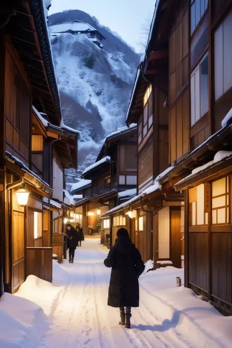 Shirakawago in winter 