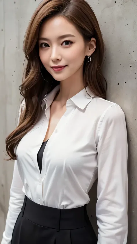 very detailed, Masterpiece , top quality , (( photorealistic:1.4)), (( slender body:1.4))、Super skinny 40 year old Japanese female secretary , detailed face , beautiful eyes in every detail 、(( natural makeup)) 、(( crunchy flat chest)), ( slim,...