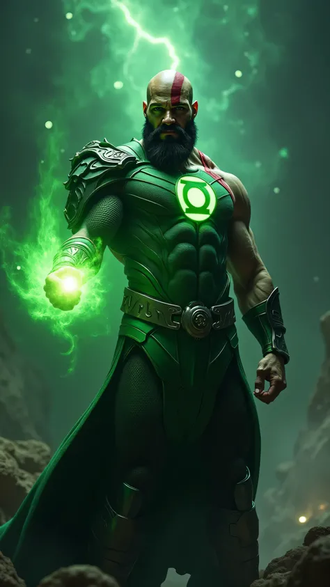 Kratos green lantern dress 