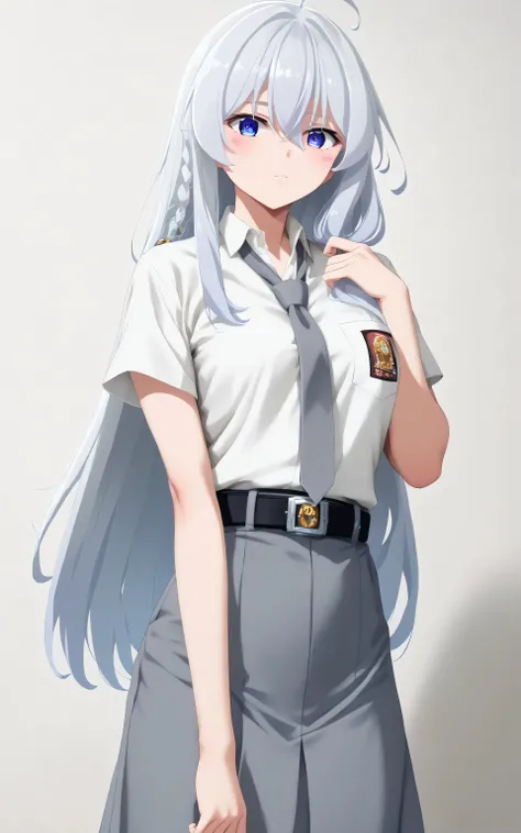 upper body, elaina, anime style, Random Sexy pose , ((Ultra detailing)), (very aesthetic, best quality, ultra detailed), intricate details,
1girl, silver hair, blue eyes,((Detailed eyes)), ((Beautifull eyes)), ((prefect eyes)), sharp jawline, long hair, sh...