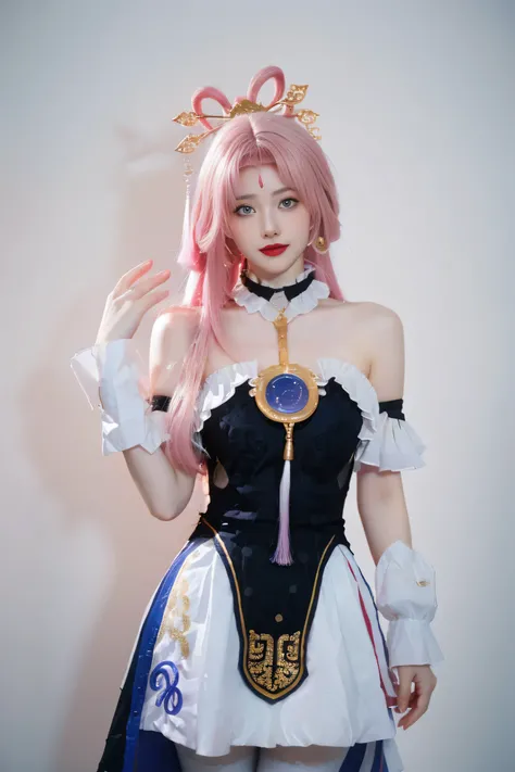 best quality, tmasterpiece,Ultra-high resolution,Clear face,(Reality:1.4),ferpect lighting,(upper body:1.3), (photorealistic:1.50), anime wallpaper, Guviz style artwork, cover-up fantasy up to magic , by Yang J, Guviz, beautiful artwork illustration, beaut...