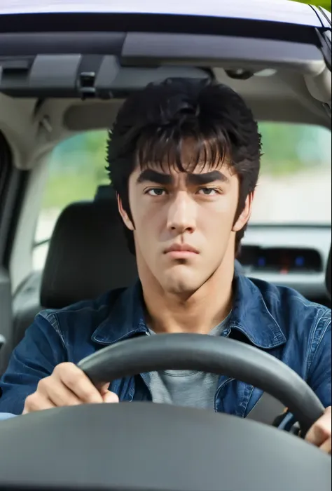 Fist of the North Star Kenshiro、Bushy hair、Thick eyebrows