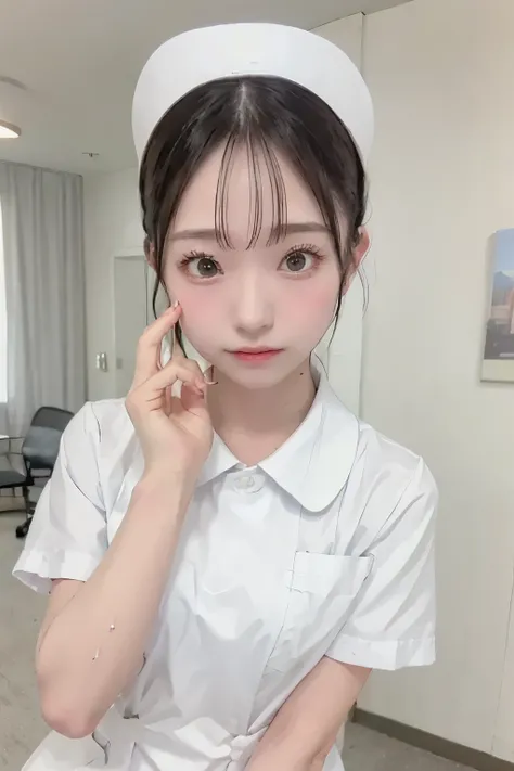 ( Masterpiece:1.3)、 Very nice finish 、( high resolution、8k:1.3)、( top quality 、 Super realistic as pictured :1.5)、 G , 超 high resolutionの顔、 The face against the white wall is in focus、 Ultra-high definition beautiful eyes、 eyes are symmetrical :1....