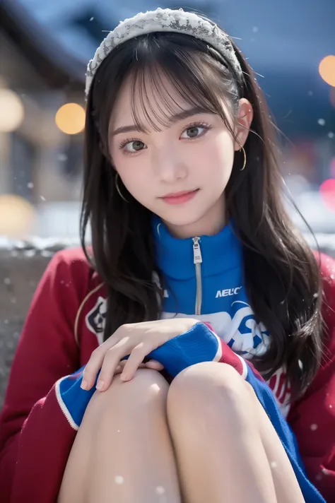 in the seat, (Wear ski wear:1.2), ( in a loop , Don't Wear the Best Quality ), ( exist, photorealistic :1.4), Masterpiece, (( Knee-length shots )), so delicate and beautiful, 非常に Detailsなアウトドア , 2k wallpaper, wonderful, ...