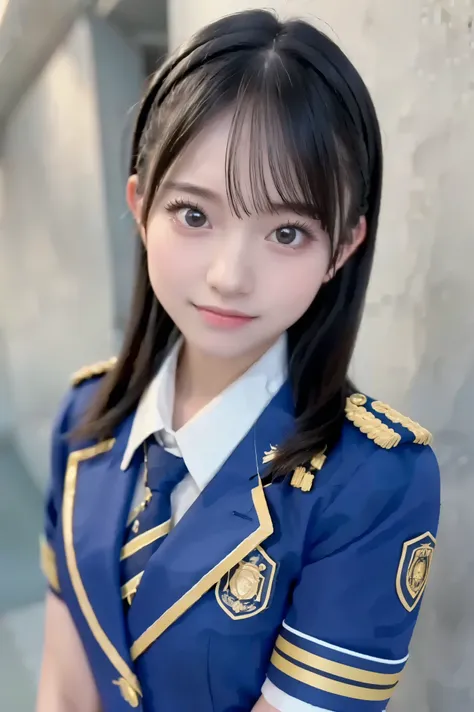 one age cute girl in AKB48 uniform , AKB48 Team TP, AKB48 uniform ,( Masterpiece, top quality:1.2), ultra high resolution, ( photorealistic:1.4), detailed skin, cinematic lights,bare chest,
friendly , Intelligent , I'm looking for that c...