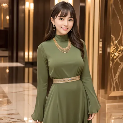 ( features a gentle and gentle expression :1.2), ( full body shot:1.3), ( Panorama :1.0), movie lights, (( top quality)), ( RAW photos , top quality), ( is present:1.4), realism, Masterpiece, so delicate and beautiful, very detailed, 4k wallpaper, ...