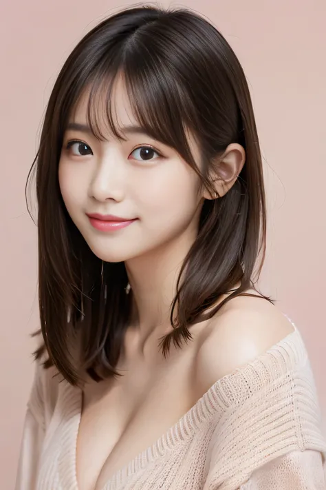 ( Masterpiece、 top quality、16K resolution)、nsfw,  in the seat、Alone、18 years old、 so cute、 Japanese woman、 super beauty、smile、 detailed face、 detailed eyes 、 long hair、 brown hair、 floating hair 、Light bang、Asymmetrical bangs、 hair is unkempt、 Shiny Hair、 ...