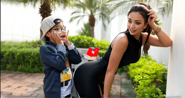 couple of sexy tall mom teacher and young son having sex (milf seducing small boy), eight years old birthday at home, birthday at home, birth day decoration, sexy teacher in hot teacher outfit celebrating birth day with small son eight years old, group o...