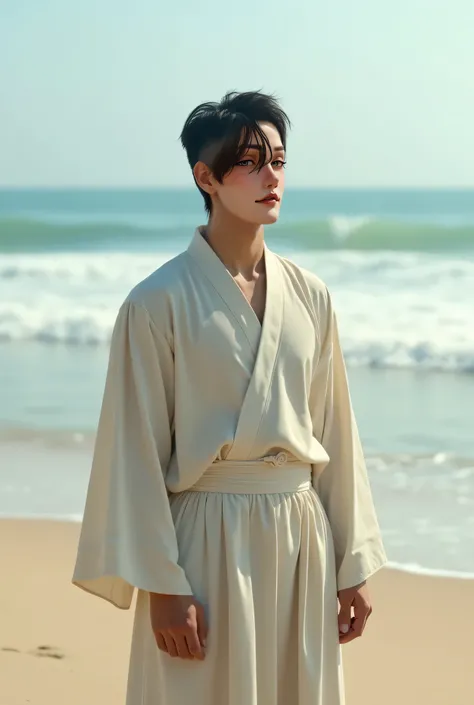 A handsome 29-year-old, 189-year-old Korean guy on the beach