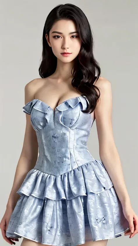 cabaret club dress -  tiered