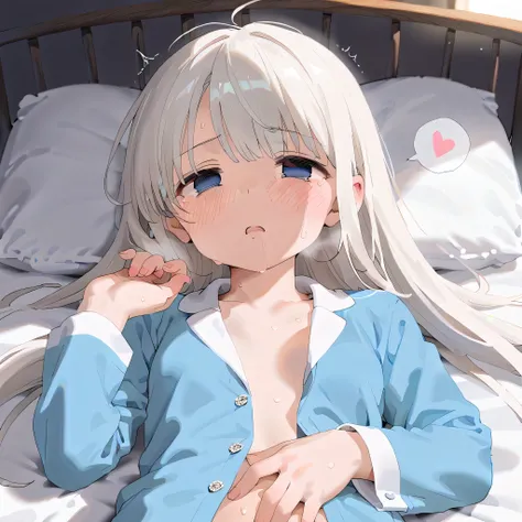 ( Masterpiece, beautiful,hughres,CG,8k,16k, top quality, high resolution, Fine fingers , detailed hands:1.5),Anime,source Anime, illustration ,( focus on face :1.4),( upper body:1.6),(  1 girl , alone:1.6),( early morning,  indoor, bedroom,Morning sunlight...