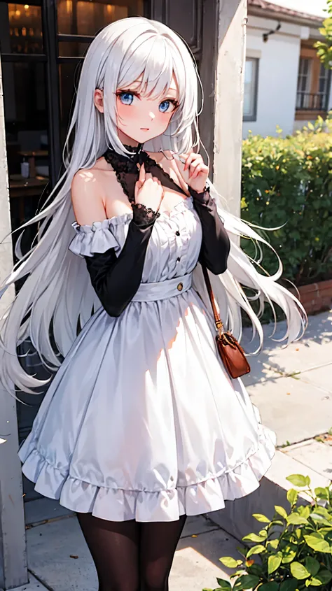 White hair