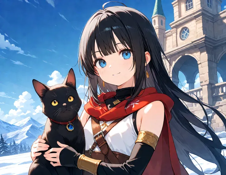 (masterpiece), (best quality), (ultra-detailed),
1girl, black hair,  fantasy, route of a journey, animal,