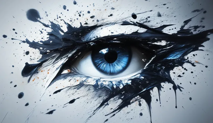 An abstract eye, concept album cover