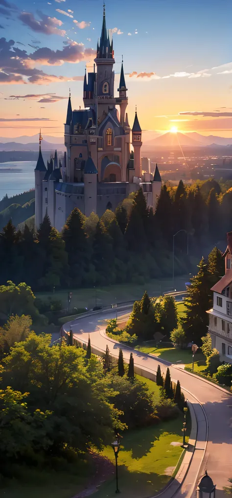 Beautiful sunrises and gorgeous castles