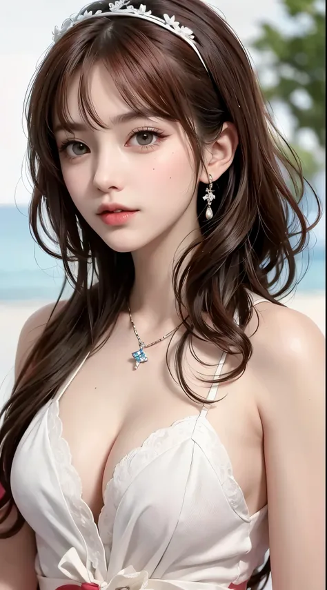 SHORT HAIR, outdoor、(8ก, highest quality: 1.2), very detailed, thorough solution, (realistic, realistic photo: 1.37), portrait, High resolution RAW color photograph, arrested on the job, High resolution and beautiful, High resolution, 8ก Image Wallpaper, a...