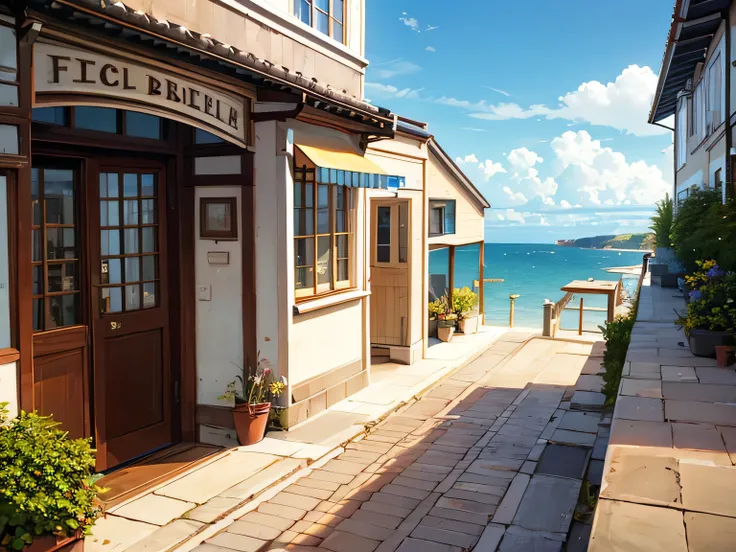 Barber,Seaside, bright, No People