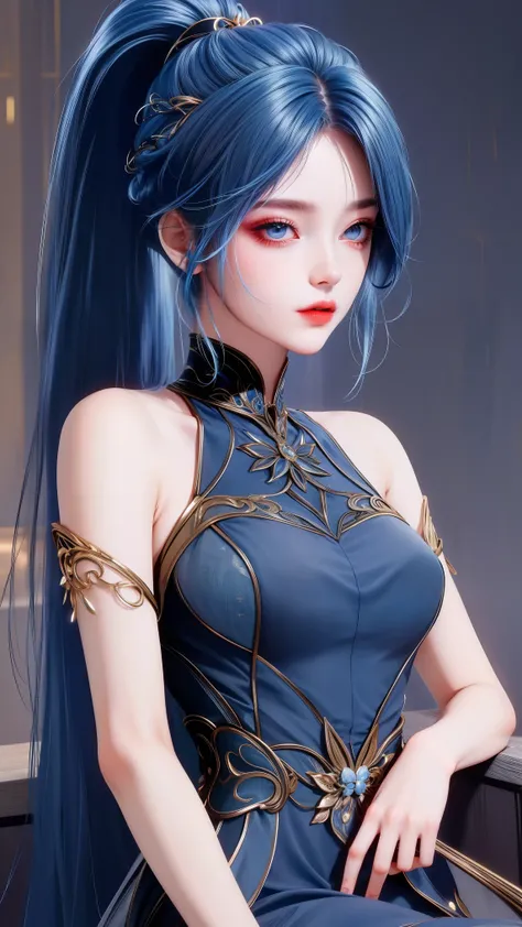 (masterpiece),(best quality:1.5),8k,absurdres,highres,
Xiaobai,1girl,solo, (short dress:1.3),breasts,closed mouth,(looking at viewer:1.5),long dress,pale skin,(side slit:1.2),
(sparkle:1.2),(glitter:1.1),(sunlight:1.2),slim legs,high heels,wind lift, (uppe...