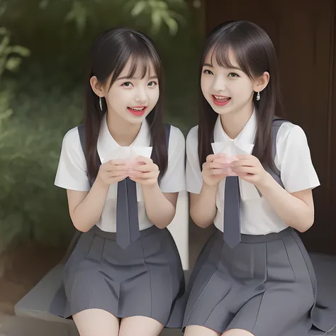 (highest quality, masterpiece, high resolution:1.2), 4K, (Photo quality detailed foreground: 1.2), geometry, ((bewitching naughty rascal younger sister succubi twins) (make fun of the viewer's very sensitive body and move together rhythmically with shampoo...