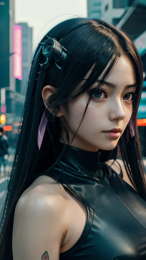 Long Haired Anime Girls in the City , デジタル cyberpunk anime art ,  Cyberpunk Anime Girl メカ, 女性 Cyberpunk Anime Girl ,  Cyberpunk Anime Girl ,   anime cyberpunk art ,  cute cyborg girl ,  Digital cyberpunk - anime art,  cyberpunk anime art ,  tits cyberpunk,...