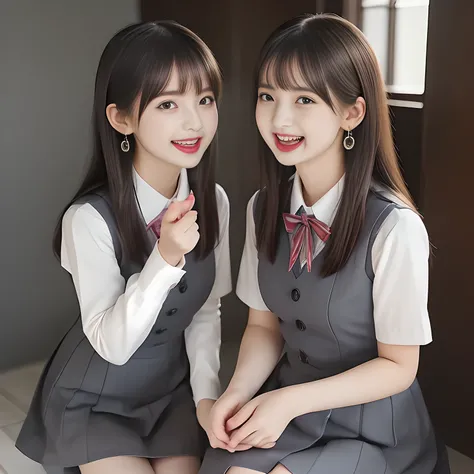 (highest quality, masterpiece, high resolution:1.2), 4K, (Photo quality detailed foreground: 1.2), geometry, ((bewitching naughty rascal younger sister succubi twins) (make fun of the viewer's very sensitive body and move together rhythmically with shampoo...